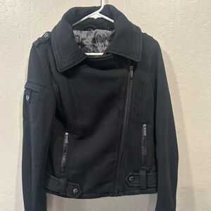 Women’s asymmetrical zipper jacket